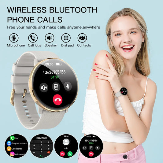 2025 New Smartwatch for Women & Men | 1.43 Inch Bluetooth Call, Heart Rate Tracker, IP68 Waterproof Sport Watch - Perfect Festival Gift