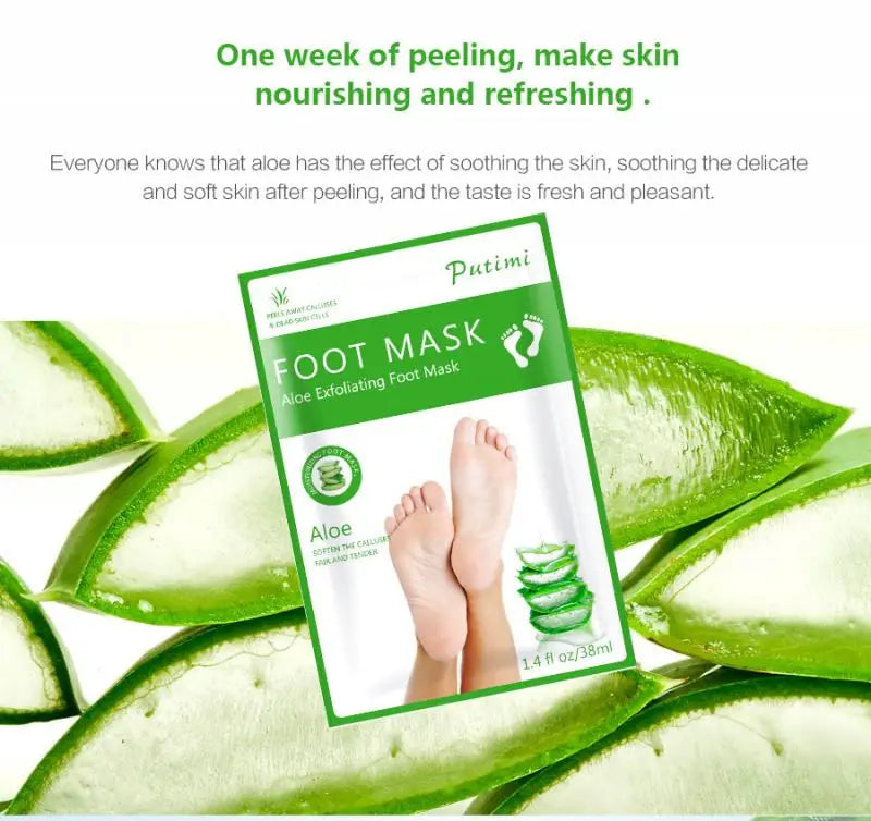 2-10pcs Exfoliating Foot Mask Foot For Remove Dead Skin Calluses Heel Crack Repair Foot Mask Pedicure Socks Foot Skin Care