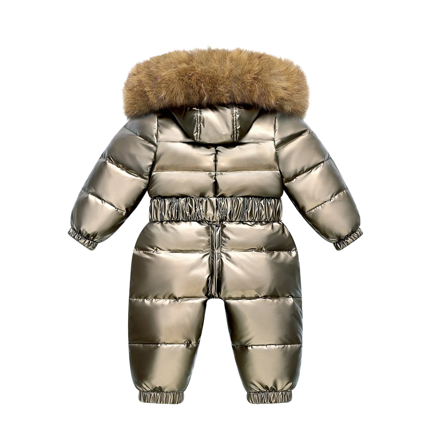 Winter Ski Suit Baby Jumpsuit Boy Overalls Warm down jacket Kids toddler girl Clothes Children Clothing faux fur coat overcoat