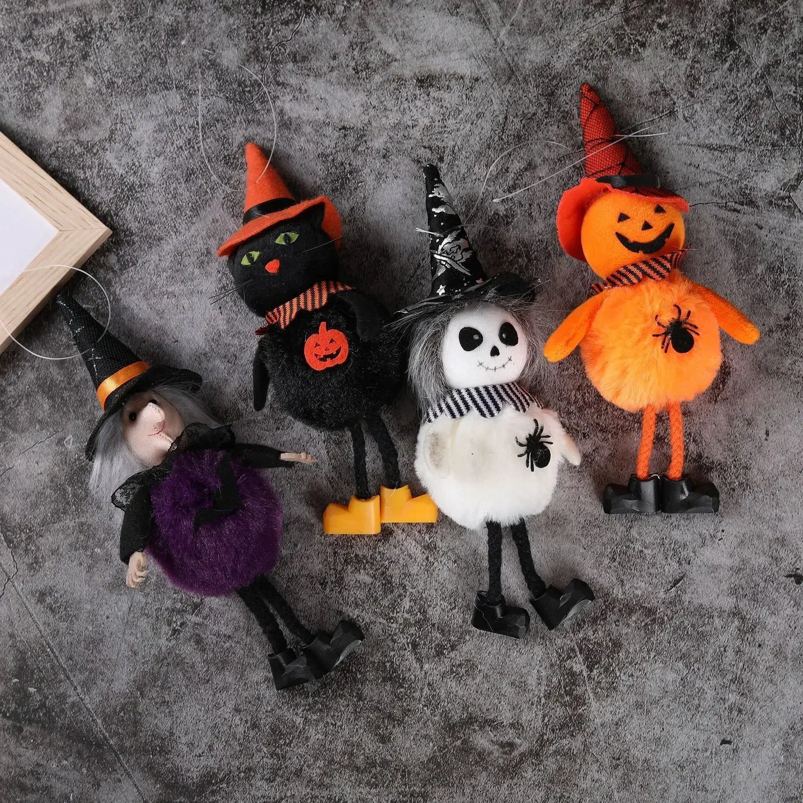 Halloween Decorative Pendant Ghost Festival Pumpkin Witch Pendant Bar Haunted House Layout Props Happy Helloween Party Decor