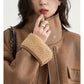 CHIC VEN Women's Jackets Thick Warm Solid Suede Reversible Jacket Motorcycle Outer Coat Loose Female Overcoat Winter Autumn 2023