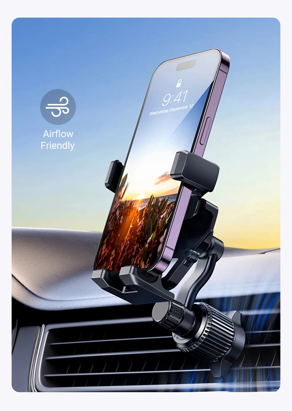 UGREEN Car Phone Holder Gravity Car Phone Stand For iPhone 16 15 14 Pro Max Xiaomi Samsung 360°Rotation Air Vent Phone Holder