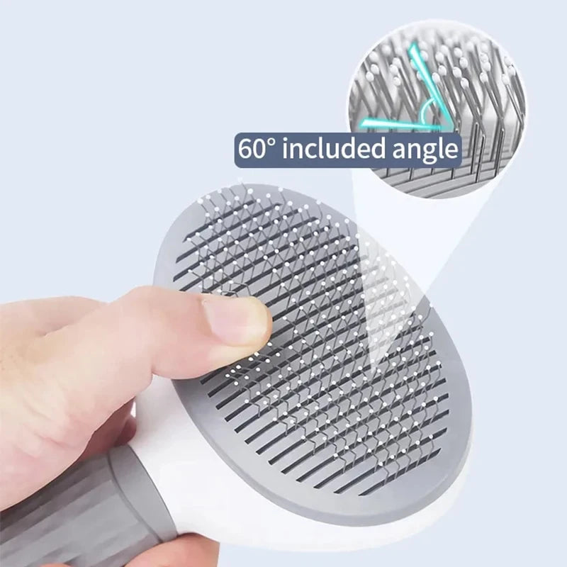 Pet Cat Hair Brush Dog Comb Grooming And Care Cat Brush Stainless Steel Comb For Long Hair Dog Cleaning Pets Cat Dog Accessories