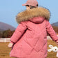 RAISE 2024 Winter Down Jackets For Grils 5-14Y Kids Junior Girl Parkas Real Raccoon Fur Solid Waterbreaker Babys Girls Outerwear