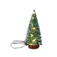 Christmas Green Cedar LED Lights Pine Needle Tree Christmas Decorations Desktop Ornament Gift Mini Christmas Tree Decorations