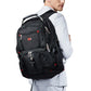 Swiss-Multifunctional bags Durable 17 Inch Laptop Backpack, Travel Bag,College Bookbag,USB Charging Port,Water Resistant