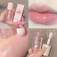 Crystal Jelly Lip Oil Hydrating Plumping Lip Gloss Coat For Cute Makeup Lipsticks Tinted Clear Serum Fruit Lip Balm Cosmetics