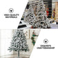 Props Artificial Christmas Tree Flocking Snow Christmas Tree For Home Adornment Festival Decoration Xmas Party Decor(60cm70T)