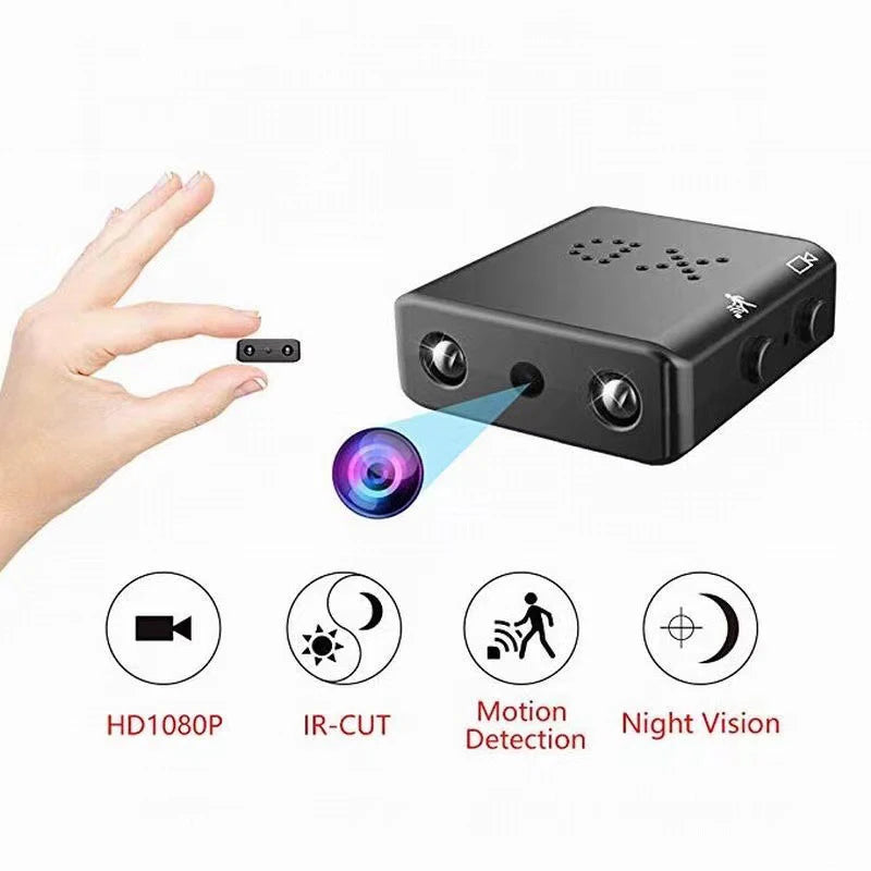 Xiaomi 1080p Full HD Mini Camera WiFi 5G Night Vision Home Security Micro Camcorder Audio Video Recorder with Motion Detection