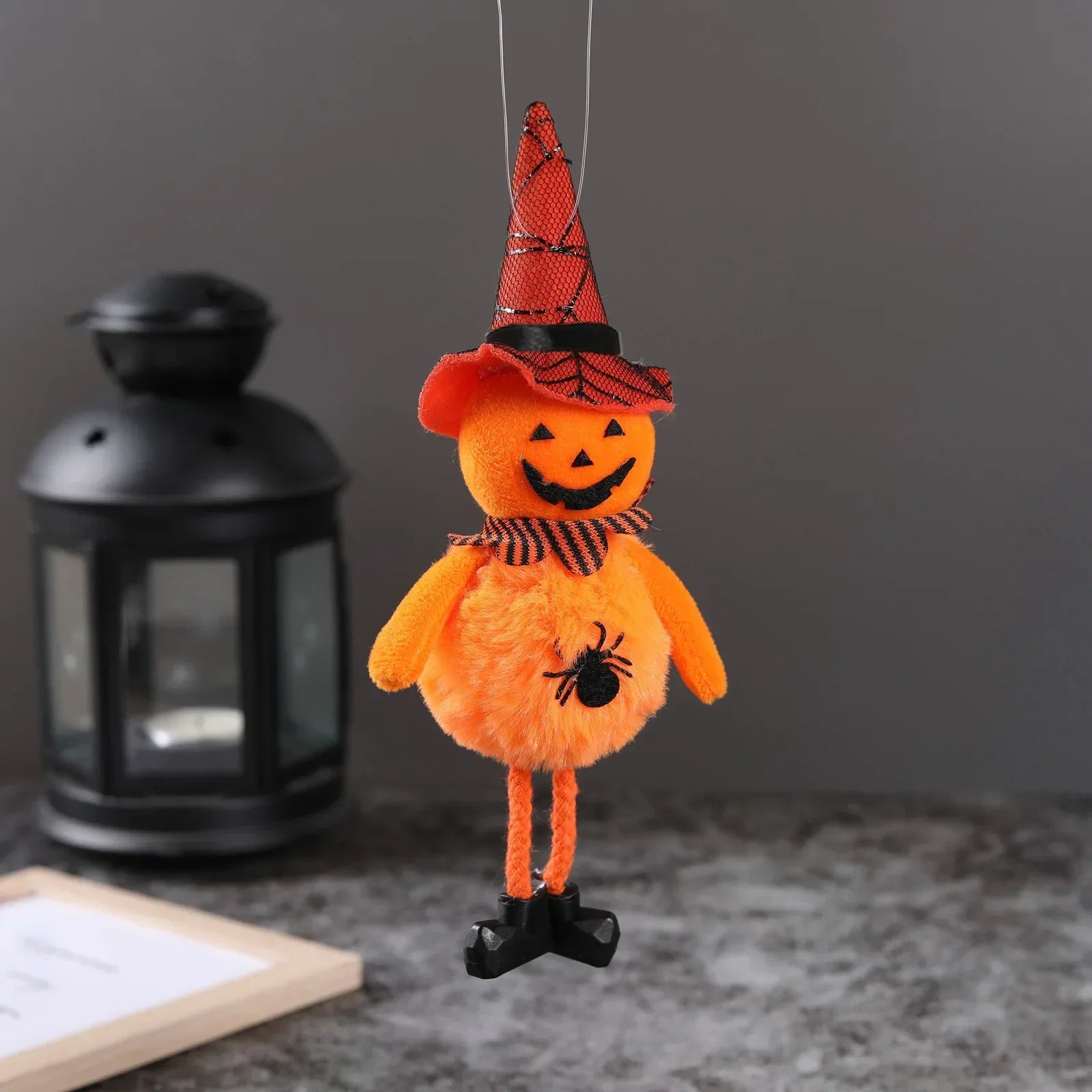 Halloween Decorative Pendant Ghost Festival Pumpkin Witch Pendant Bar Haunted House Layout Props Happy Helloween Party Decor