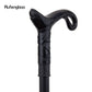 Black Luxury Curve Line Type Walking Stick with Hidden Plate Self Defense Fashion Cane Plate Cosplay Crosier Stick 93cm