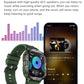 Bulbusbow 2025 Rugged Military Smart Watch for Men | AMOLED Display, Heart Rate Monitor