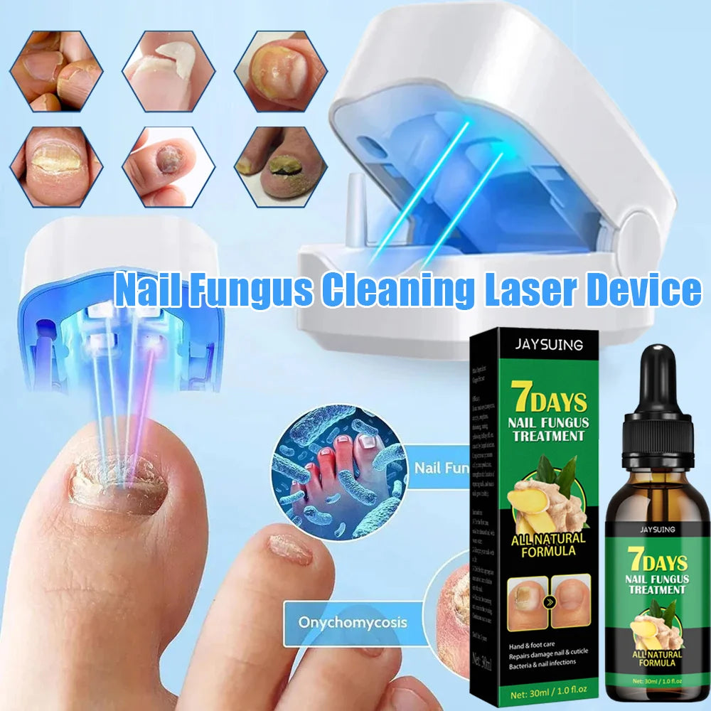 Nail Fungus Laser Treatment Device Repair Toenail Fingernail Effectively Remove Fungus Treat Onychomycosis Essential Oil