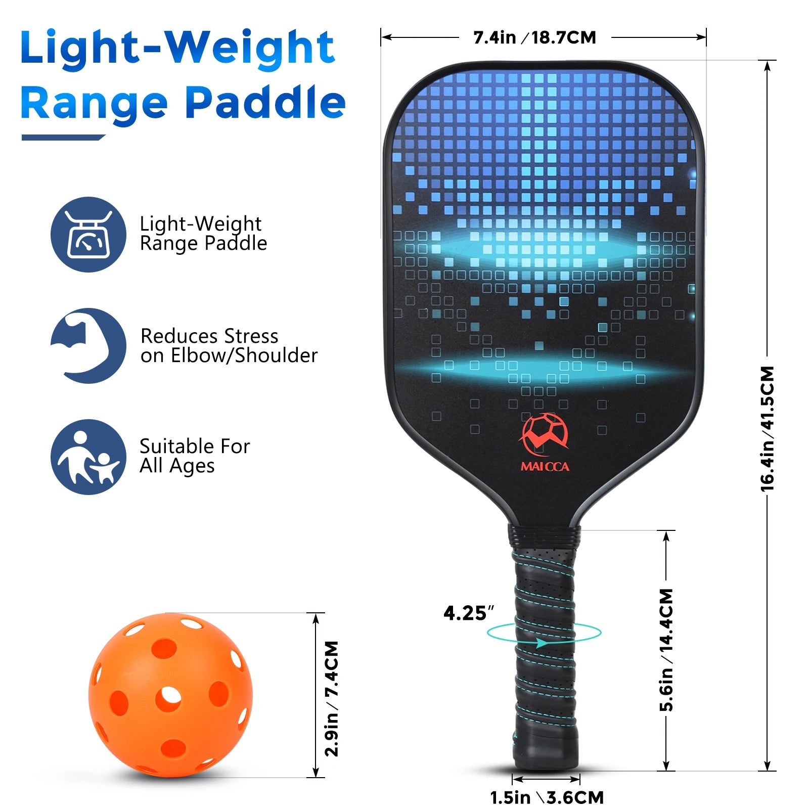 Pickleball Paddles USAPA Approved Set Rackets Honeycomb Core 4 Balls Portable Racquet Cover Carrying Bag Gift Kit Indoor Outdoor