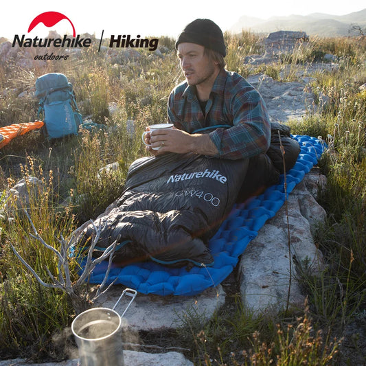 Naturehike Outdoor Duck Down Sleeping Bag Ultralight Portable 0°C~5°C Winter Camping Warm 1 Person Envelope 750FP Sleeping Bag