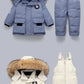 Children Clothing Set Baby Winter Warm Down Jackets parka Boys Thick Jumpsuit Infant overcoat toddler Girl Clothes Kids Snowsuit