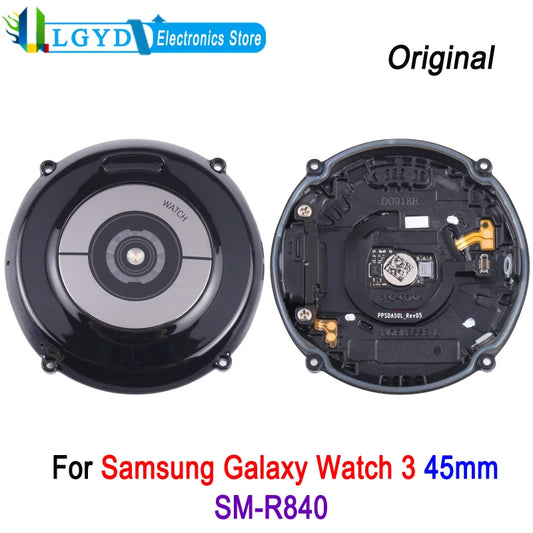 Back Cover For Samsung Galaxy Watch 3 45mm SM-R840 Bottom cover With Heart Rate Sensor + Wireless Charging Module