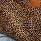 Oversized Leopard Prints Shoulder Bags for Women Deformable Canvas Large Capacity Shopping Totes 2024 Winter New Luxury Handbags