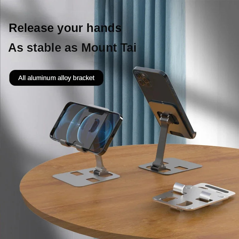 Universal Aluminum Alloy Portable Tablet Holder For iPad Air Pro Mini Tablet Stand Mount Adjustable Flexible Mobile Phone Stand