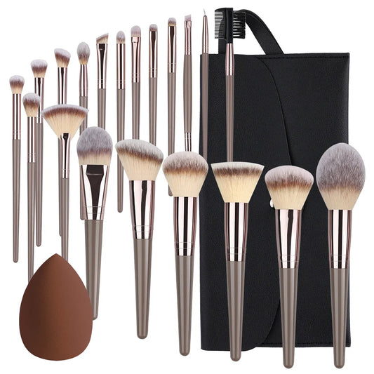 3-20Pcs Makeup Brush Set Professional Cosmetic Blush Highlighter Foundation Powder Concealer Eyeshadow Kit Beauty Make Up Tools