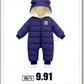 Children Clothing Set Baby Winter Warm Down Jackets parka Boys Thick Jumpsuit Infant overcoat toddler Girl Clothes Kids Snowsuit