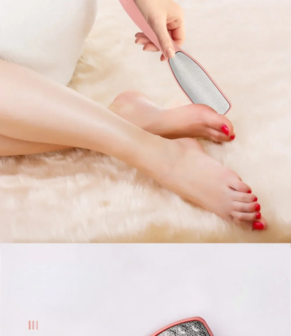 Two Sides Stainless Steel Callus Remover Foot File Scraper Pedicure Tools Dead Skin Remove for Heels Feet Care Products