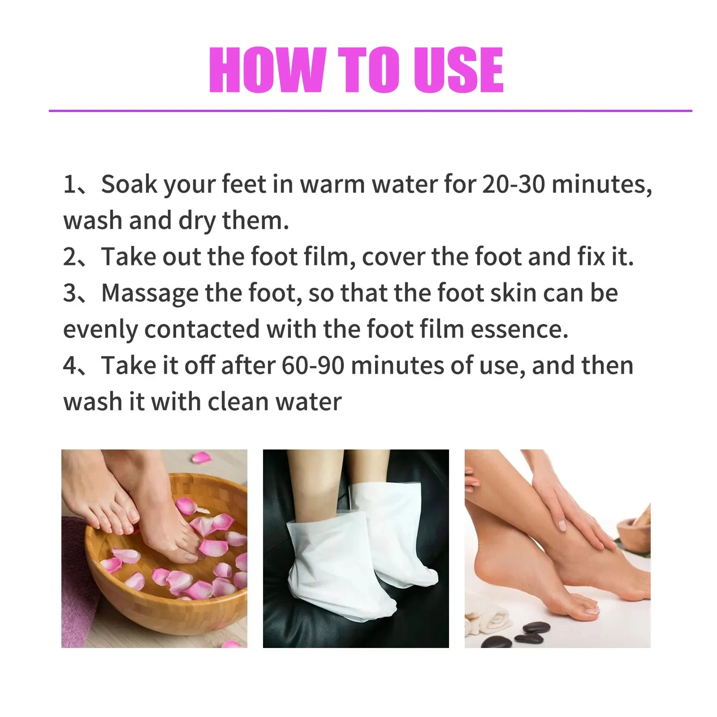 2-10pcs Exfoliating Foot Mask Foot For Remove Dead Skin Calluses Heel Crack Repair Foot Mask Pedicure Socks Foot Skin Care