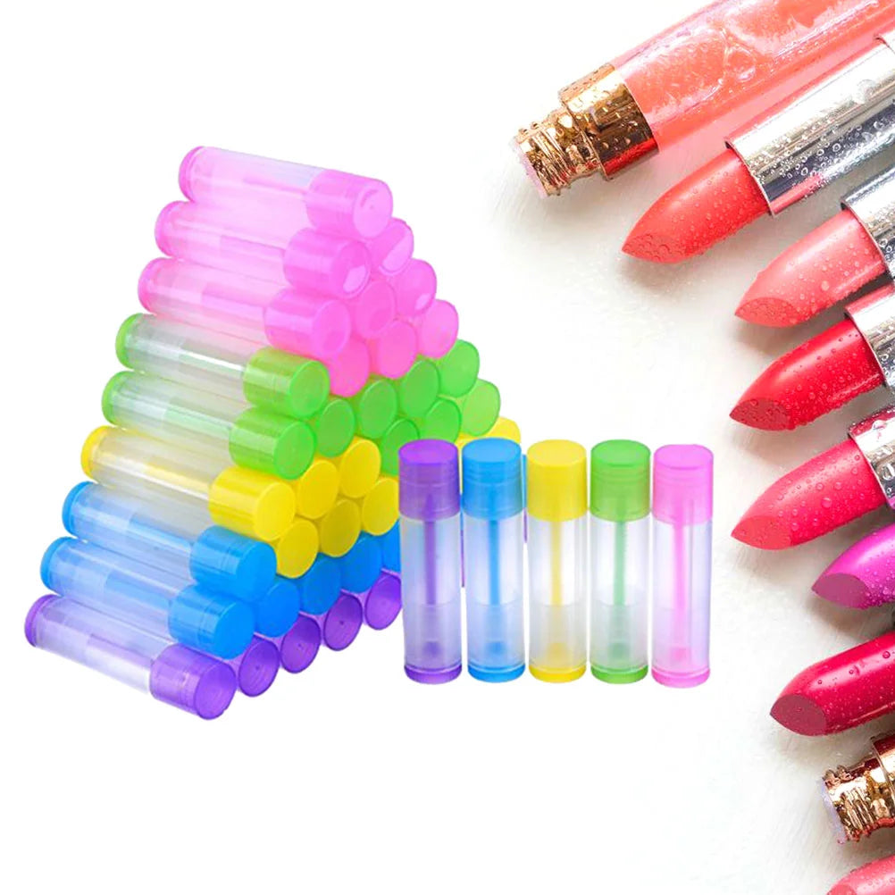 Lip Balm Tube Blam Tubes Gloss Lipgloss Lipstick Banana Hair Claw Clips Pink Travel