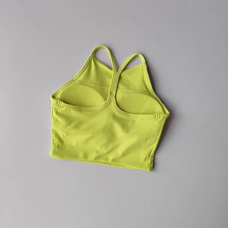 Women Sports Bra Top Push Up Fitness Yoga Bra Underwear Sport Tops For Women Breathable Running Vest Gym Wear Bralette Vest