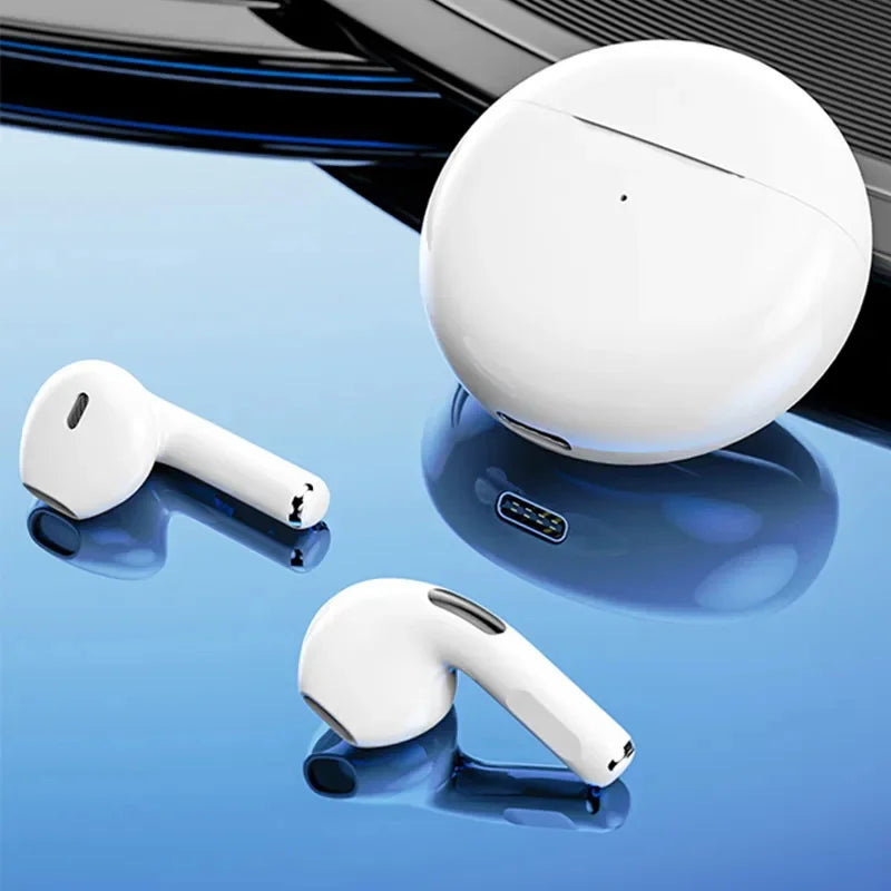 Original Air Pro 6 TWS Wireless Bluetooth Earphones In Ear Earbuds with Mic Noise Cancelling Headset For Apple iPhone Headphones