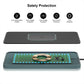 Car Wireless Charger 15W Fast Charging Pad Anti-skid Mat Holder with LED Atmosphere Light for iPhone 13 14 Samsung S22 S21