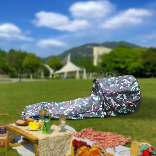 Camouflage Sleeping Bag Case Cover Waterproof Camping Fishing Bivvy Bag Sleeping Bag Protector Covers WITHOUT Liner Accessories