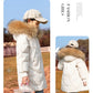 RAISE 2024 Winter Down Jackets For Grils 5-14Y Kids Junior Girl Parkas Real Raccoon Fur Solid Waterbreaker Babys Girls Outerwear