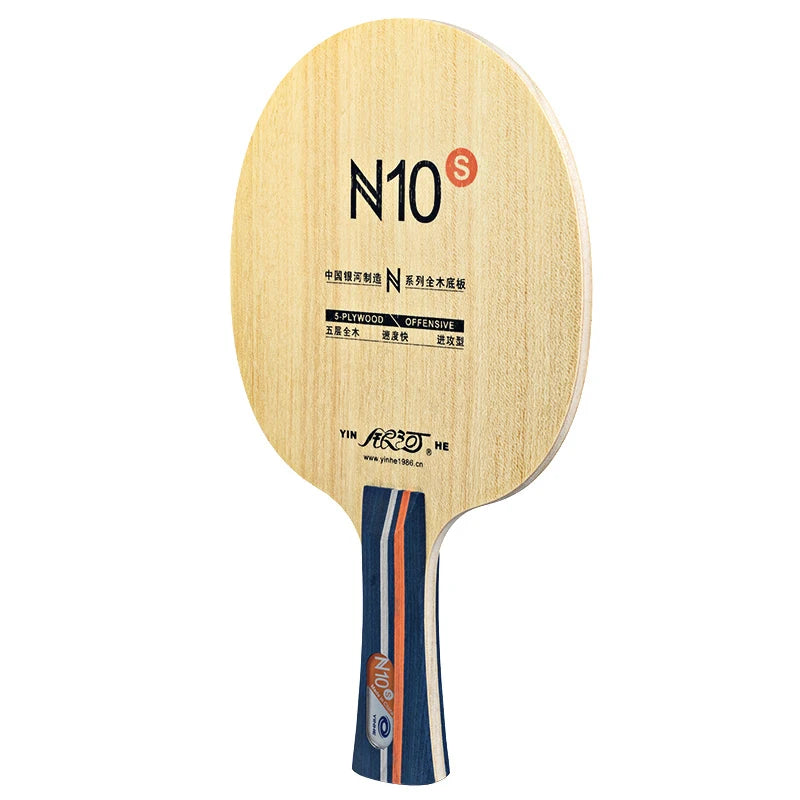 Yinhe Table Tennis Blade N10s N-10 Offensive 5 Wood Ping Pong Racket Blade