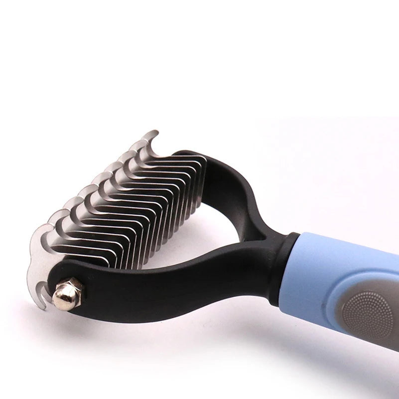 Professional Pet Deshedding Brush Dog Hair Remover Pet Fur Knot Cutter Puppy Cat Comb Brushes Dogs Grooming Shedding Supplies