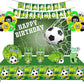 Soccer Football Birthday Decoration Soccer Sports Theme Tableware Set Happy Banner Balloons Party Supplies For Kids Boy Favors