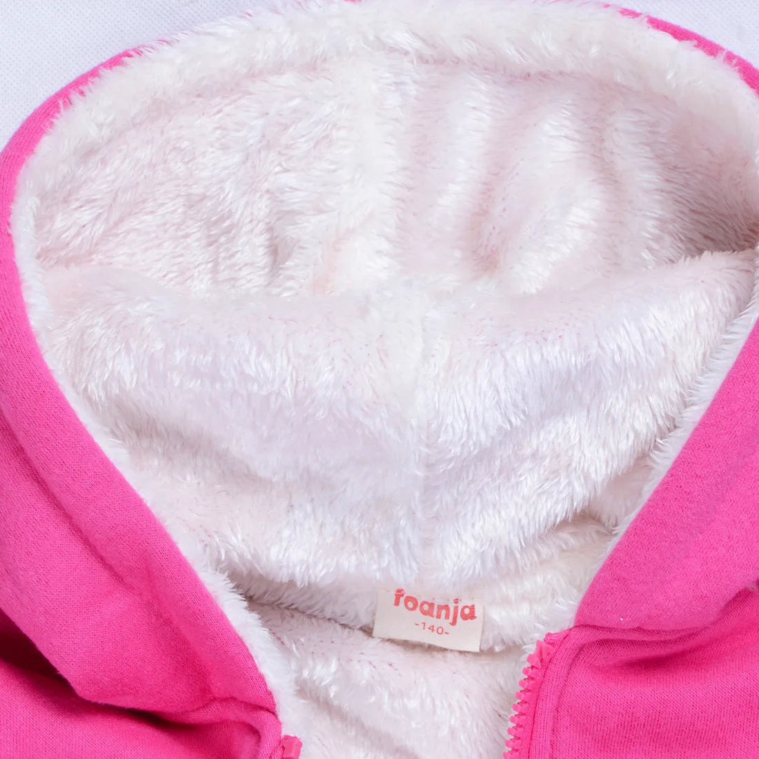 Messi Kids Coat Winter Outfit with Fur Hood Thicken Warm Boys Girls Clothes Cotton Cartoon Hoodies Outerwear