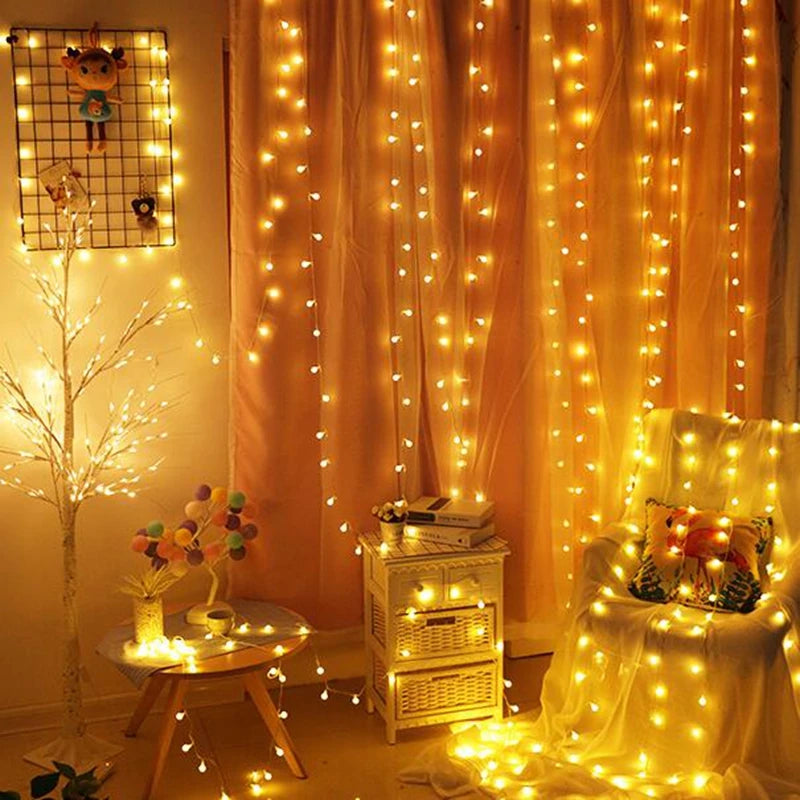 10M Small Ball Fairy Lights Globe String Lights USB/Battery Operated for Garden Christmas Bedroom Wedding Camping Tent Decor