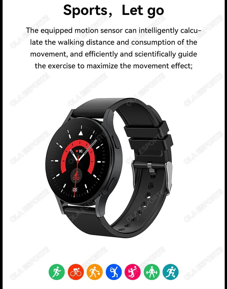 2025 New GPS Tracker Smartwatch for Men & Women | BT Talk | Fitness & Health Monitor | Bulbusbow