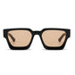 SHAUNA Ins Popular Women Square Sunglasses Retro Men Tinted Shades UV400