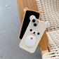 Cartoon Cute 3D Pink Ears Big Mouth Bear Silicone Soft Case for IPhone 12 13 14 15 Pro Max 11 15Pro 14Pro IPones i15 Back Cover