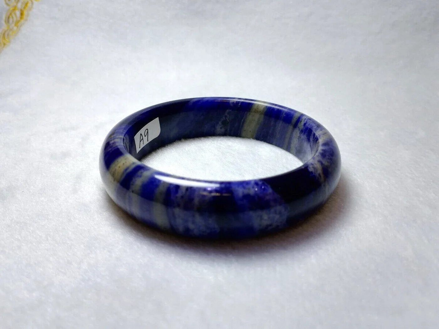 GENUINE Asia 60MM Rare Natural Lapis Lazuli Gemstone Bangle Bracelet