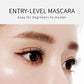 Double In-one Mascara Silk Fiber Mascara Waterproof Mascara for Eyelash Extension Black Thick Lengthening Eye Lashes Cosmetics