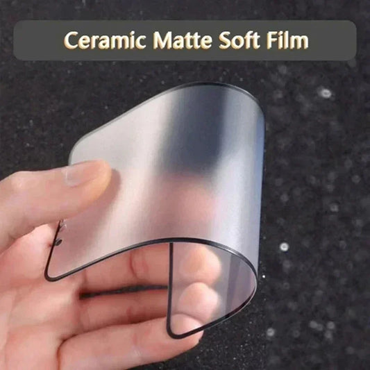 5Pcs Soft Matte Ceramic Film For iPhone 14 11 12 16 15 Pro Max 8 Plus Screen Protector For IPhone 13 Mini XS MAX X XR Not Glass