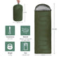 Camping Sleeping Bag Lightweight 4 Season Warm Envelope Backpacking Outdoor Cotton Winter Sleeping Bag