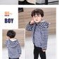 Bulbusbow Autumn Winter Childrens Coral Fleece Coat Thick Warm Hooded Long Sleeve Baby Boys Outerwears Plus Velvet Kids Boys Jacket