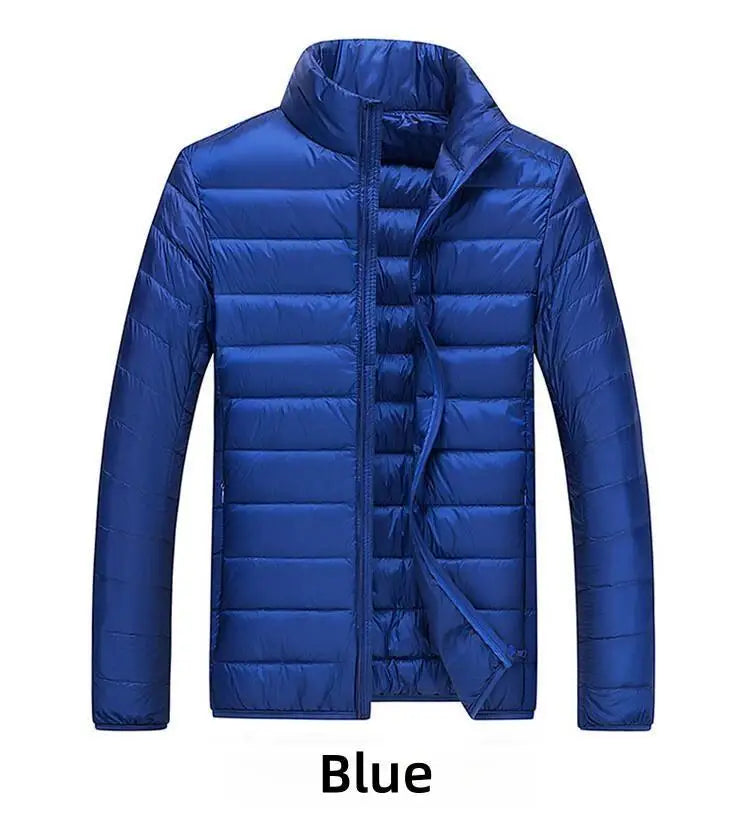 UETEEY Autumn Winter New Ultra Light White Duck Down Jacket Men Waterproof Casual Outdoor Portable Lightweight Male Padded Coats