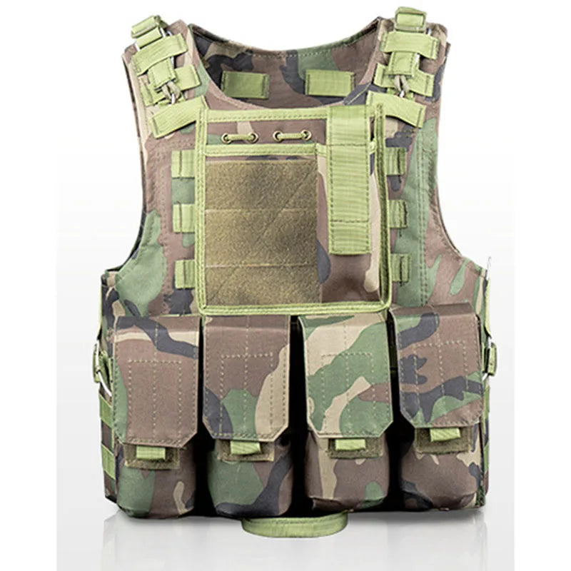 Children Combat Camouflage Vest Kids Airsoft Vests Outdoor Paintball Tactical Waistcoat CS Gear Boys Girl Sniper Army Uniform