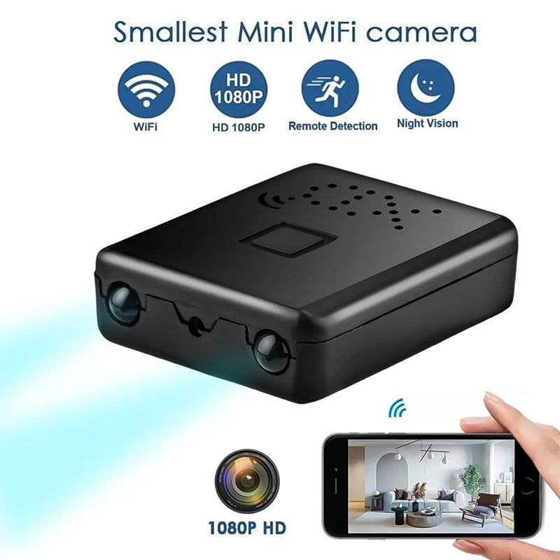 Xiaomi 1080p Full HD Mini Camera WiFi 5G Night Vision Home Security Micro Camcorder Audio Video Recorder with Motion Detection