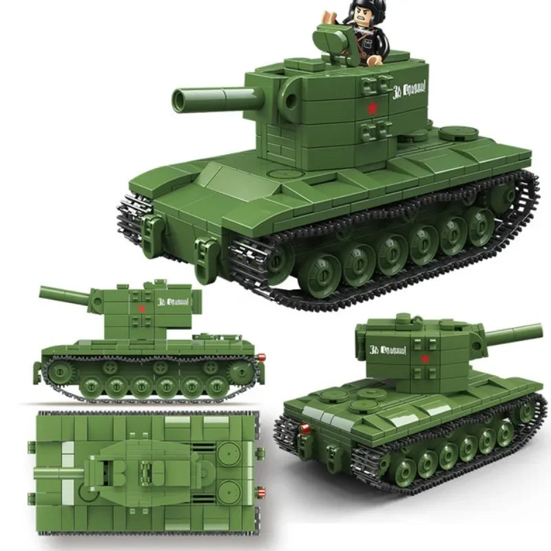 WW2 Military Panzer Panther Medium Tank Panzerkampfwagen V Panther Building Blocks World War II Figures Bricks Model Toys Gift